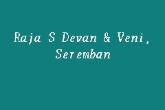 8.1.1952 (68 let) thrissur, kérala, indie. Raja S Devan Veni Seremban Legal Firm In Seremban
