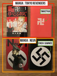 La vraie différence avec la croix gammée n'est donc pas le sens, poitant vers la droite ou vers la gauche. Furyogang En Twitter Education Swastika Croix Gammee Le Symbole å Qu On Voit Dans Le Manga Tokyo Revengers Represente Entre Autres Les Temples Bouddhistes Au Japon Et Signifie Bien Etre A Ne