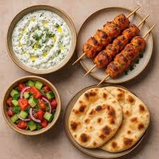 طريقة عمل كباب دجاج بالفرن مقادير •1 بصل كبيرة الحجم مفروم ناعم •1 فلفل  أحمر حلو مفروم ناعم •1 كيلو صدر دجاج مقطع مكعبات •250 جرام دهن خروف مقطع  مكعبات •½ كوب