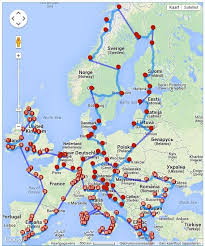 Round Trip Europa Made With Road Trip Europe Europe Trip Itinerary Travel Itinerary Planner