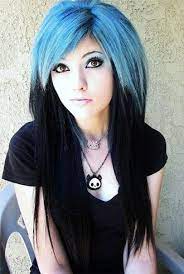 Black And Blue Hairstyles Definitely Not For The Faint Hearted Hair Styles Dyed Hair Blue Cool Hairstyles