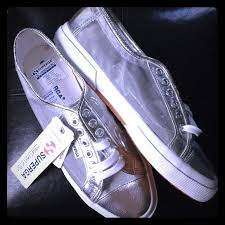 Silver Sneakers Nwt Silver Sneakers Sneakers Superga Shoes