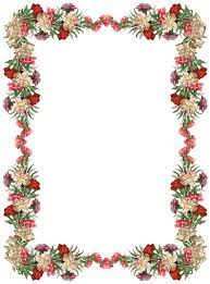 Free Digital Vintage Flower Frame And Border Blumenrahmen Png Freebie Flower Frame Vintage Flowers Printable Frames