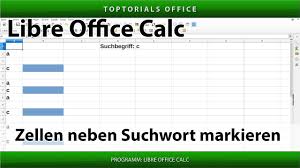 I need to insert images in calc file using open office. Zellen Neben Einem Suchwort Markieren Libreoffice Calc Toptorials