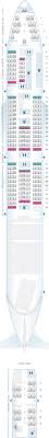 seat map klm boeing b747 400 combi new world business class