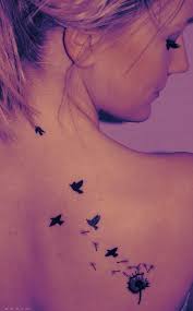 Bite The Tattoo On Your Shoulder Meaning Dandelion Bird Tattoos Designs And Ideas Picture 13903 Dandelion Bird Tattoos Elegant Tattoos Dandelion Tattoo