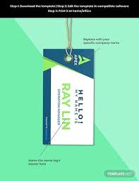 Free Hr Operations Name Tag Template In 2020 Name Tag Templates Tag Template Name Tags