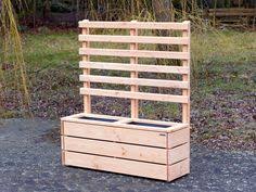 Diese anleitung zeigt ihnen, wie sie einen pflanzenkasten mit sichtschutz und rankgitter selber bauen. 60 Sichtschutz Pflanzkasten Mit Rankgitter Spalier Aus Holz Ideen Pflanzkasten Rankgitter Spalier