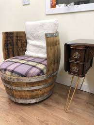 Whisky Barrel Club Chair Barrel Furniture Barrel Furniture Plans Wine Barrel Chairs