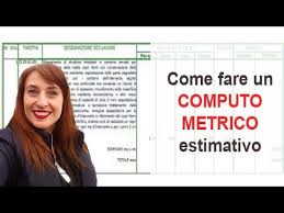 Come Fare Un Computo Metrico Estimativo Youtube