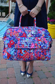 My Top Travel Essentials Featuring Vera Bradley Cup Of Charisma Vera Bradley Weekender Bag Vera Bradley Luggage Vera Bradley Bags