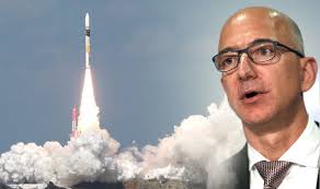 Jeff bezos and three crewmates travel to space and back in under 15 minutes. Blue Origin Space Shuttle New Glenn Will Transport Millions Into Space Jeff Bezos World News Express Co Uk