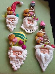Pin By Serpil On Noel Polymer Clay Christmas Christmas Clay Polymer Clay Ornaments