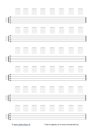 Blank Tab Chord Paper Ukulele Club Amsterdam Ukulele Music Ukulele Chords Songs Ukulele Tabs Songs
