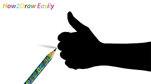Draw Ok Sign Hand Hand Silhouette Easy Drawings Drawing For Beginners