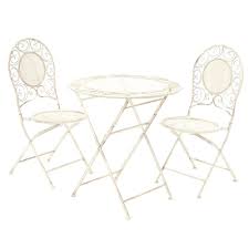 Wooden garden dining sets ukrainian keyboard overlay. Finchwood Jardin Cream Table Set French Antique Garden Furniture