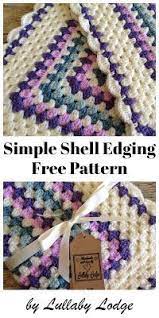 1 Awe Inspiring Crochet Wave Fan Edging Border Stitch Ideas Crochet Edging Patterns Crochet Blanket Edging Crochet Edging Tutorial