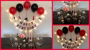 Easy Surprise Birthday Decoration For Husband Party Decoration Decoration Surprise Birthday Decorations Birthday Surprise For Husband Birthday Surprise