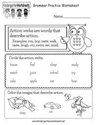 This Worksheet Would Be A Great Way For Kindergarten Kids To Learn About Action Verb Verb Worksheets Action Verbs Worksheet English Worksheets For Kindergarten