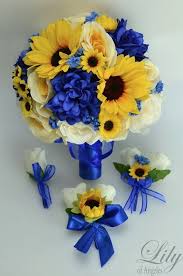 Sunflower wedding bouquets add a burst of color to your wedding day! Wedding Bouquet Bridal Bouquet Bridesmaid Bouquet Silk Etsy Sunflower Wedding Bouquet Sunflower Wedding Wedding Bridal Bouquets