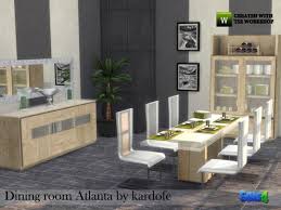 The Sims Resource Diningroom Atlanta By Kardofe Sims 4 Downloads Salle A Manger Moderne Salle A Manger Sims