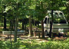 Lake michigan campground is perched on the shores of lake michigan, 15 miles south of manistee. Huron Manistee National Forests Lake Michigan Recreation Area