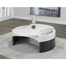 Modern high gloss coffee table with drawers led sofa side end desk living room furniture black white. Brassex 42 In X 21 6 In X 17 In High Gloss White Coffee Table 520 02 Rona