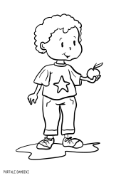Disegni Di Bambini E Ragazzi Da Stampare E Colorare Portale Bambini Boys Coloring Coloringpages Colorinspirat Disegni Bambini Bambini Da Colorare Disegni