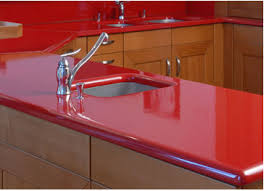 Glazed Volcanic Lava Stone Kitchen Countertop In Red From Pyrolave For More Design Ide Kitchen Countertop Trends Stone Countertops Kitchen Kitchen Countertops