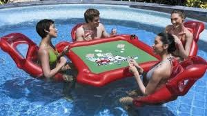 Inflatable Pool Poker Table Crazy Pool Pool Accessories Inflatable Pool