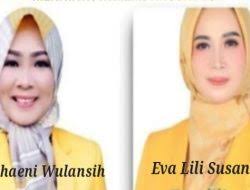 Sri Marhaeni Wulansih dan Eva Lili Susanti Ajak Dukung Program Bursah  Zarnubi-Widya Ningsih