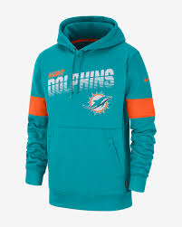 nike therma nfl dolphins mens hoodie