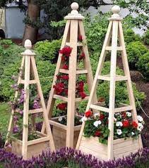 Measure and set the bottom legs 650mm apart and the top 200mm apart (measuring from outside edges). Diy Garden Obelisk The Garden
