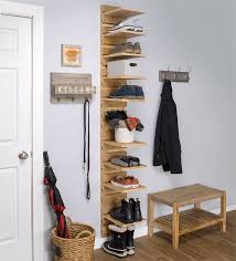 This shoe cabinet creates a natural atmosphere in your home. Wall Mounted Shoe Shelf Cheaper Than Retail Price Buy Clothing Accessories And Lifestyle Products For Women Men