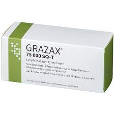 Den frystorkade tabletten intas dagligen under tre års tid. Grazax 75 000 Sq T 100 St Shop Apotheke Com
