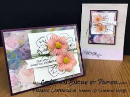 Creation Encre Et Papier Carte Amitie Stampin Up Scrapbook