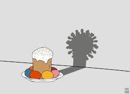 Великдень в Україні 2020 року - карикатура про карантин - новини ...