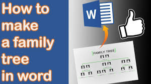 How To Make A Family Tree In Word 2013 New Version In Desc