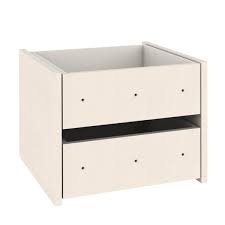 Wandregale mit schublade im angebot. Regal Schubladen 2er Set Einbau Schubkasten Destyle Debreuyn Buchenfurnierte Spanplatte Weiss Gebeizt Lackiert De Breuyn