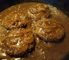 Scoot patties to one side and add onions to skillet. The Clever Spoon Hamburger Steak With Onion Gravy P1 P2 P3 Hormone Rx