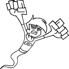 Nice Ghost Danny Phantom Coloring Page Coloring Pages Dragons Breath Danny Phantom
