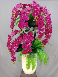 Tutorial bunga anggrek bulan dari akrilik versi juntai. Rangkaian Anggrek Meja Sudut Mambayflorist