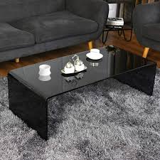 Starting at $849 ca #coffeetable #homedecor. New Clear Or Smoked Waterfall Glass Coffee Table Modern Uncle Wiener S Wholesale