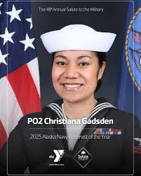 Congratulations to our 48th Annual Salute to the Military United States  Navy Honorees! 🏅 Alaska Sailor of the Year: PO1 Sonny Kenbaroy 🏅 Alaska  Navy Reservist of the Year: PO2 Christiana Gadsden