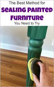 The Best Method For Sealing Painted Furniture Painted Furniture Refinishing Furniture Furniture Makeover Diy