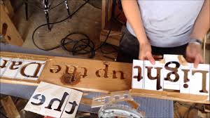 Fancy celtic alphabet stencils with numbers and symbols included. Woodworking Make Custom Router Letter Stencils How To Youtube