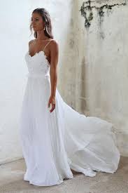 Simple Summer Wedding Dress Country Dresses For Weddings Check More At Http Svesty Com Coast Wedding Dress White Wedding Gowns White Beach Wedding Dresses