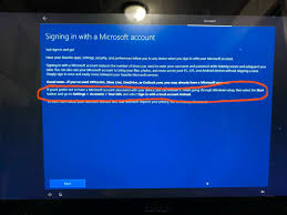 Remove microsoft account from computer. Windows 10 S New Setup Requires You To Login Create A Microsoft Account And Instructs That You Can Sign In With A Local Account Instead After The Initial Setup Assholedesign