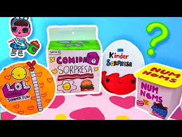 Como aser la cubeta de agua de minecraft. Abriendo Juguetes Caseros Lol Surprise Kinder Sorpresa Y Num Noms Youtube
