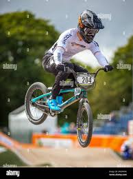 Stefan HEIL (Germany) ELite Men, at the 2023 UCI BMX Racing World  Championships, Glasgow Stock Photo